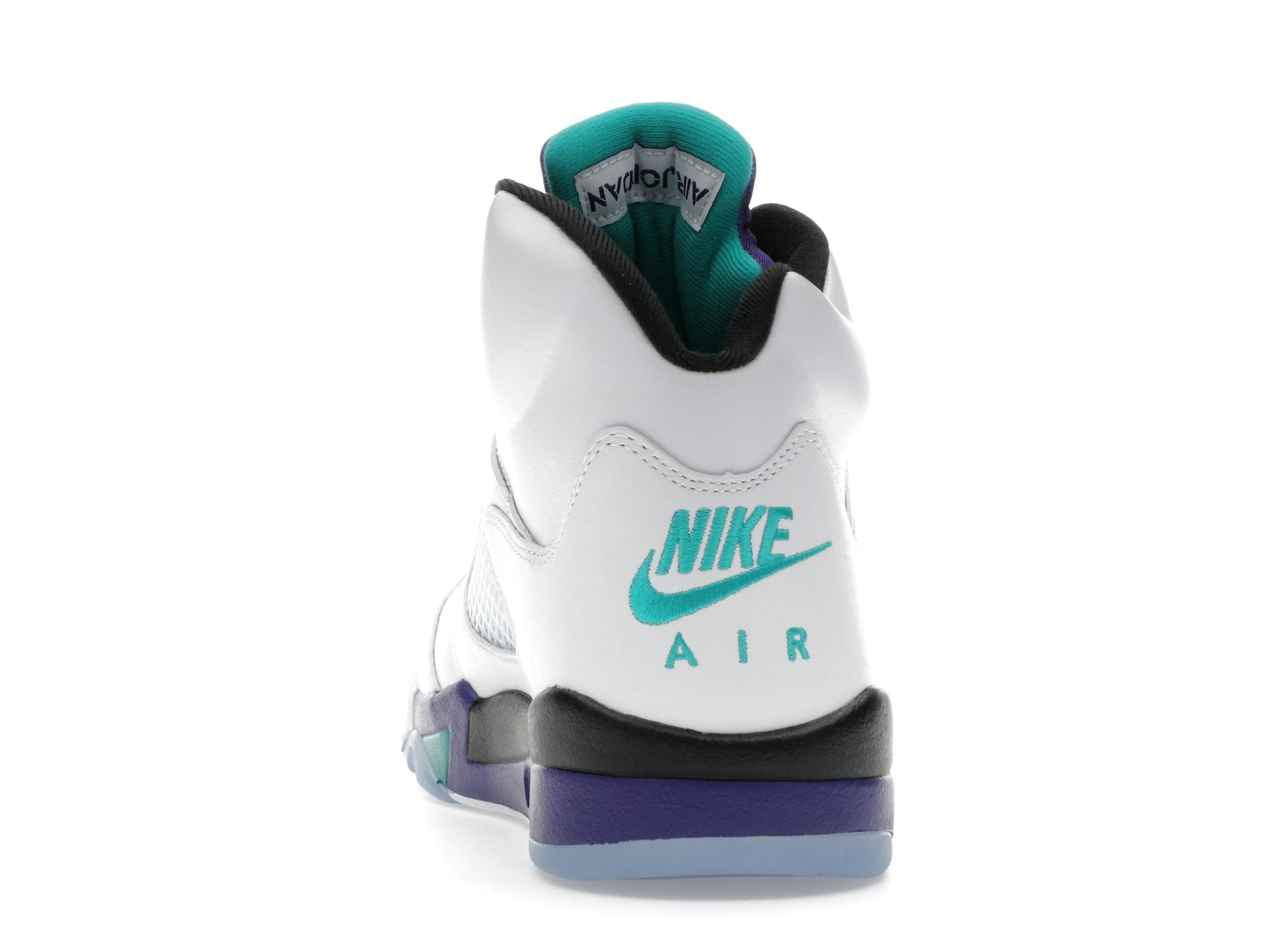 Jordan 5 Retro Grape 2025 White Grape Ice New Emerald HQ7978-100 - Image 7