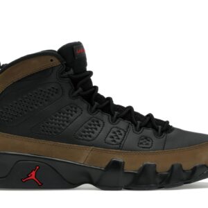 Jordan 9 Retro Olive 2024 Black True Red HV4794-030 Sneakers