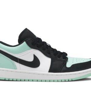 Jordan 1 Low Emerald Toe Sneakers – 553558-117 – White/Emerald Rise-Black