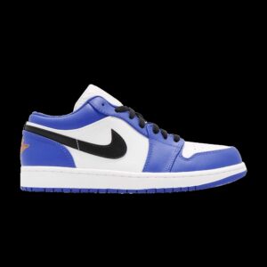 Jordan 1 Low Hyper Royal Orange Peel Sneakers – 553558-401