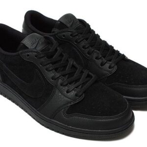Jordan 1 Low Premium Triple Black Sneakers – 919701-010