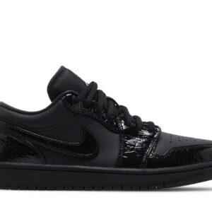 Jordan 1 Low SE Women’s Patent Elephant Black Sneakers – HJ7743-010