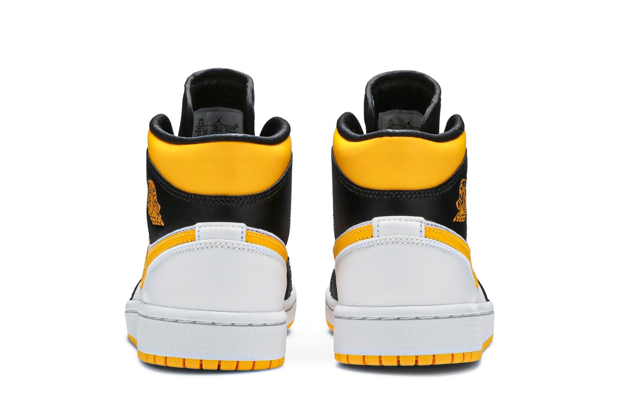 Jordan 1 Mid Laser Orange Black Women’s Sneakers – CV5276-107 - Image 6