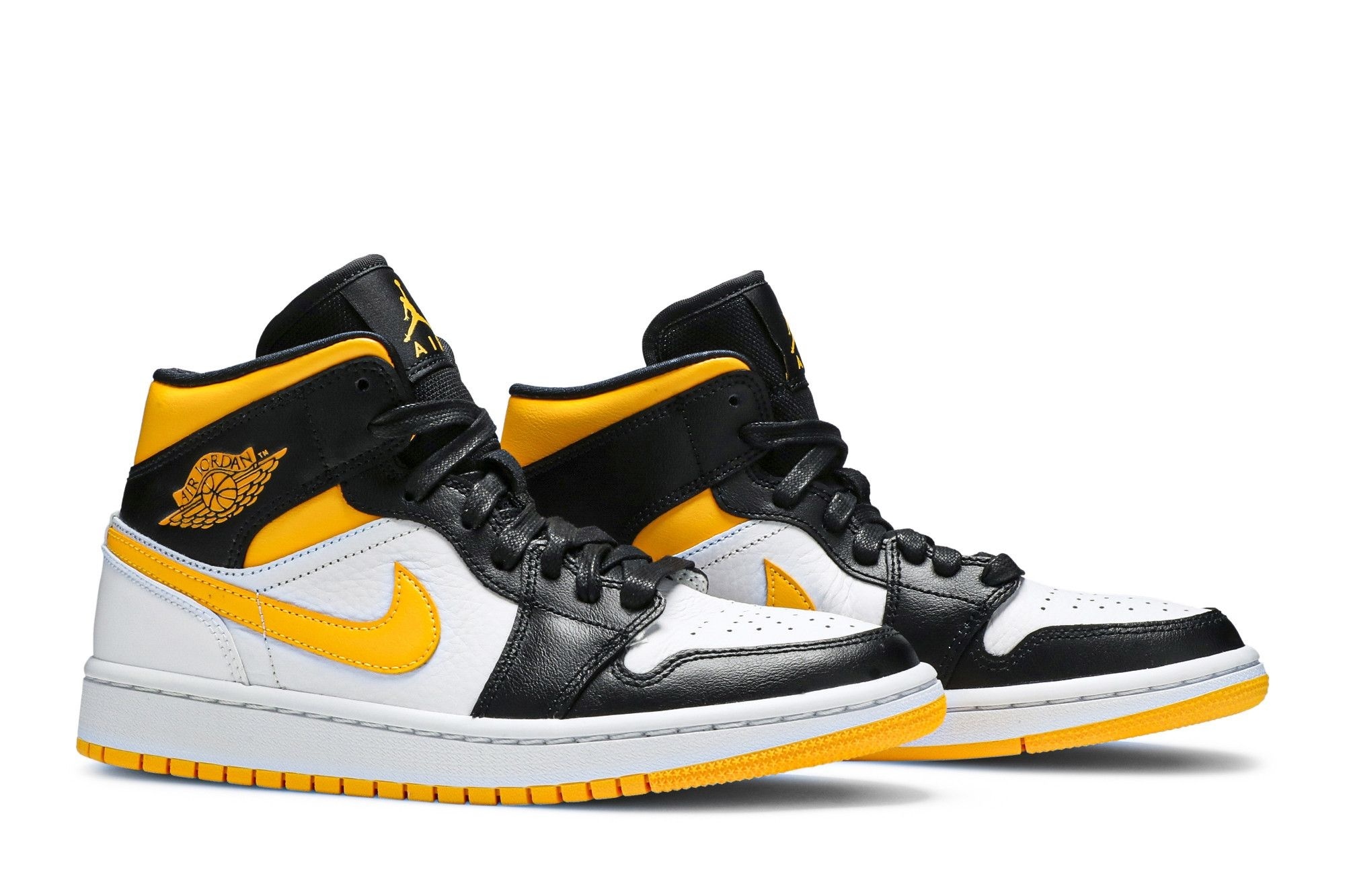 Jordan 1 Mid Laser Orange Black Women’s Sneakers – CV5276-107 - Image 8