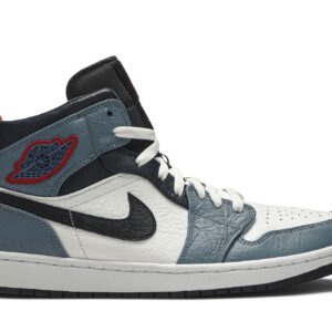 Jordan 1 Mid SE Facetasm Sneakers – CU2802-100 – White/Black/Teal