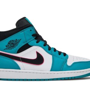 Jordan 1 Mid South Beach Sneakers – 852542-306 – Turbo Green/Black/Hyper Pink/Orange Peel