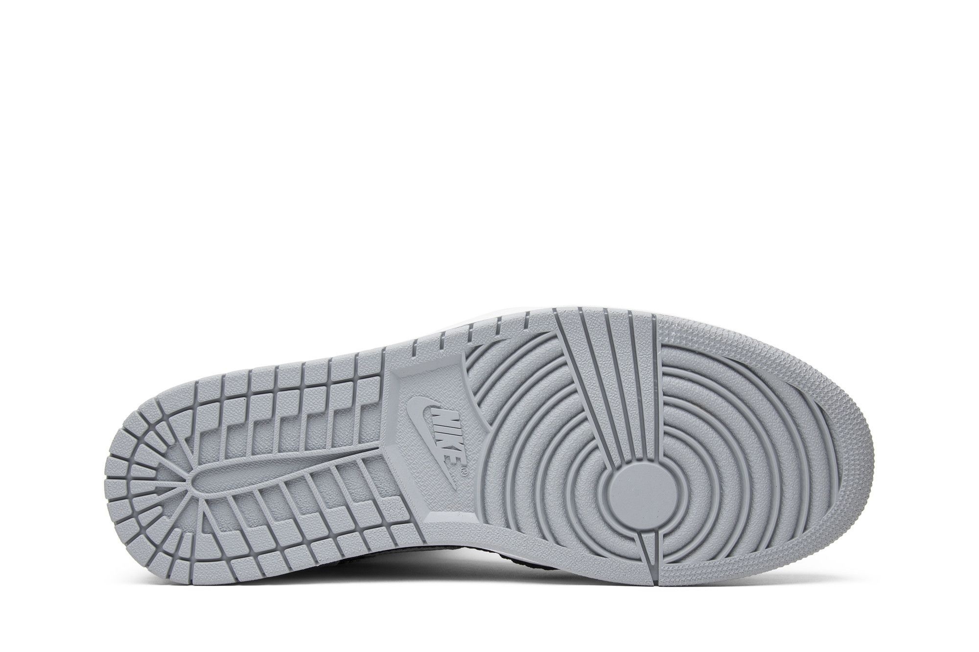 Jordan 1 Retro High Flyknit Shadow Sneakers – 919704-003 – Black/Wolf Grey/White - Image 4