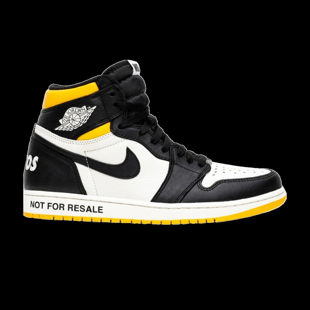 Jordan 1 Retro High Not For Resale Varsity Maize Sneakers – 861428-107