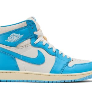 Jordan 1 Retro High OG UNC Reimagined Sneakers – DZ5485-402 – Dark Powder Blue/Sail