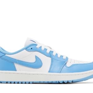 Jordan 1 Retro Low Golf UNC Shoes – DD9315-100 – White/University Blue