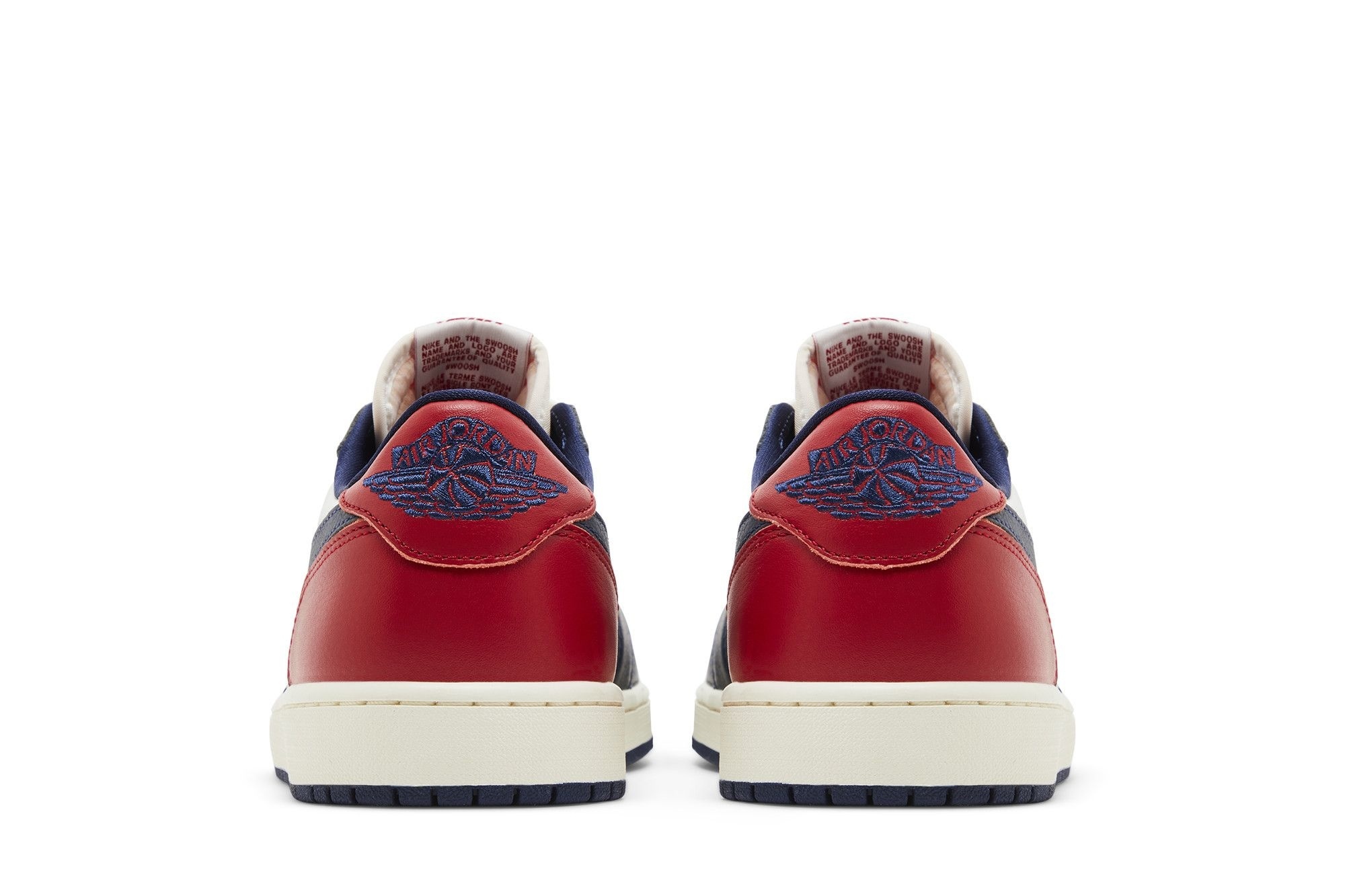 Jordan 1 Retro Low OG Howard University Sneakers – HQ2993-100 – White/Gym Red - Image 6