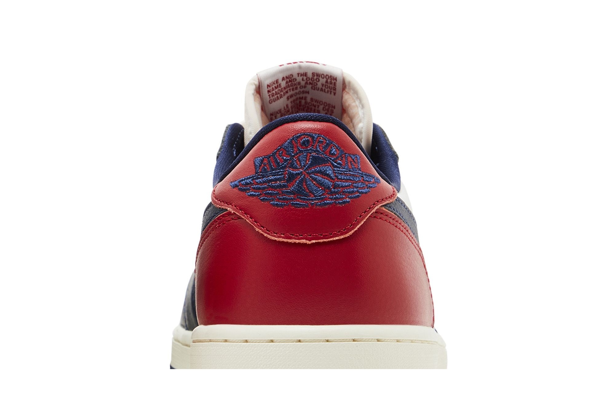 Jordan 1 Retro Low OG Howard University Sneakers – HQ2993-100 – White/Gym Red - Image 7