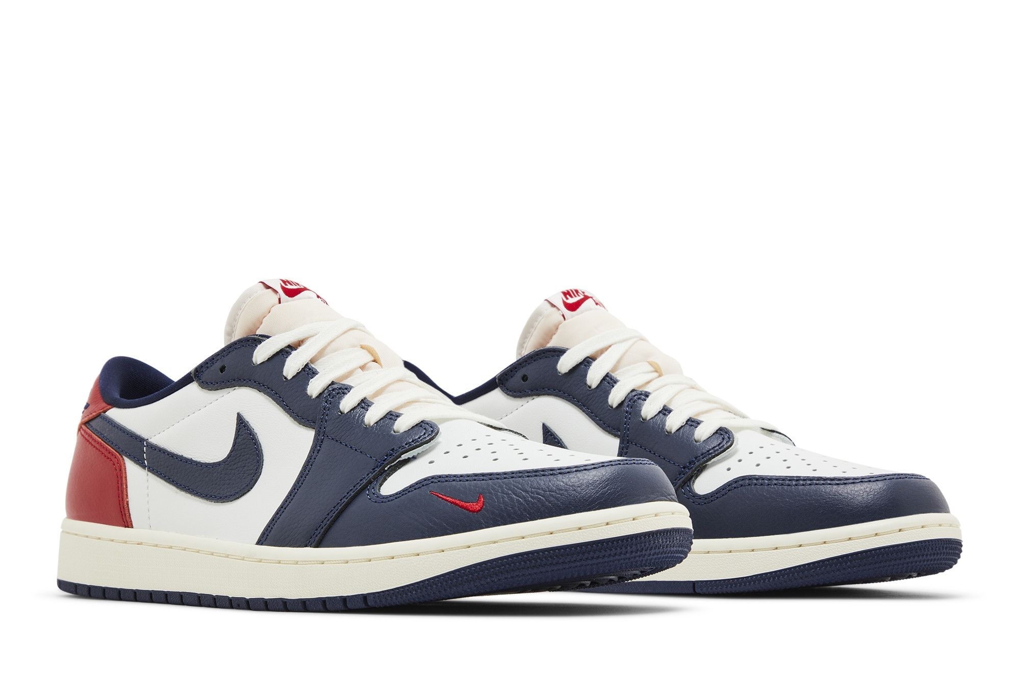 Jordan 1 Retro Low OG Howard University Sneakers – HQ2993-100 – White/Gym Red - Image 8