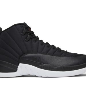 Jordan 12 Retro Nylon Sneakers – Black/Gym Red-White – 130690-004