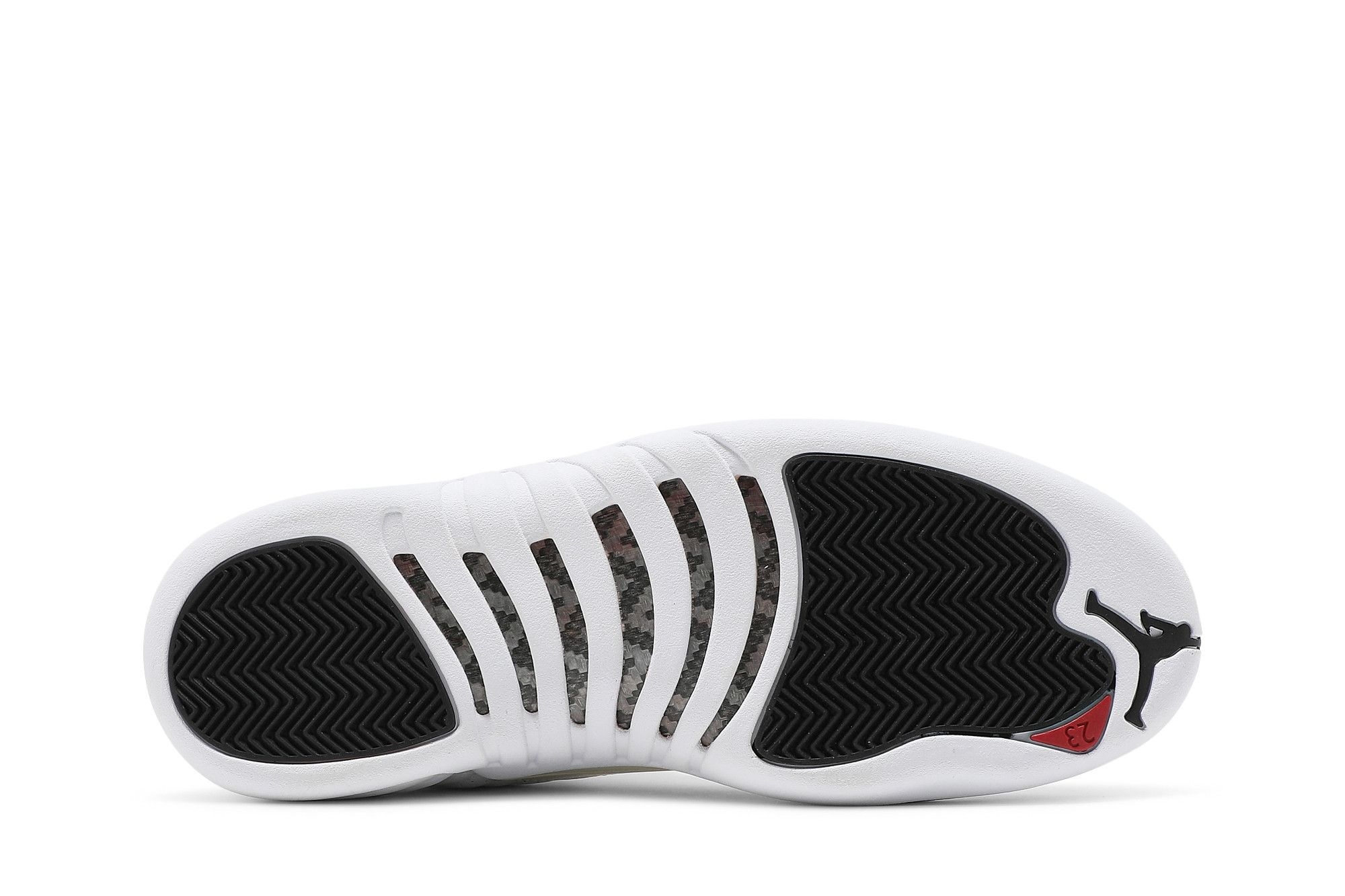 Jordan 12 Retro Rising Sun Sneakers – White/Varsity Red-Black – 130690-163 - Image 4