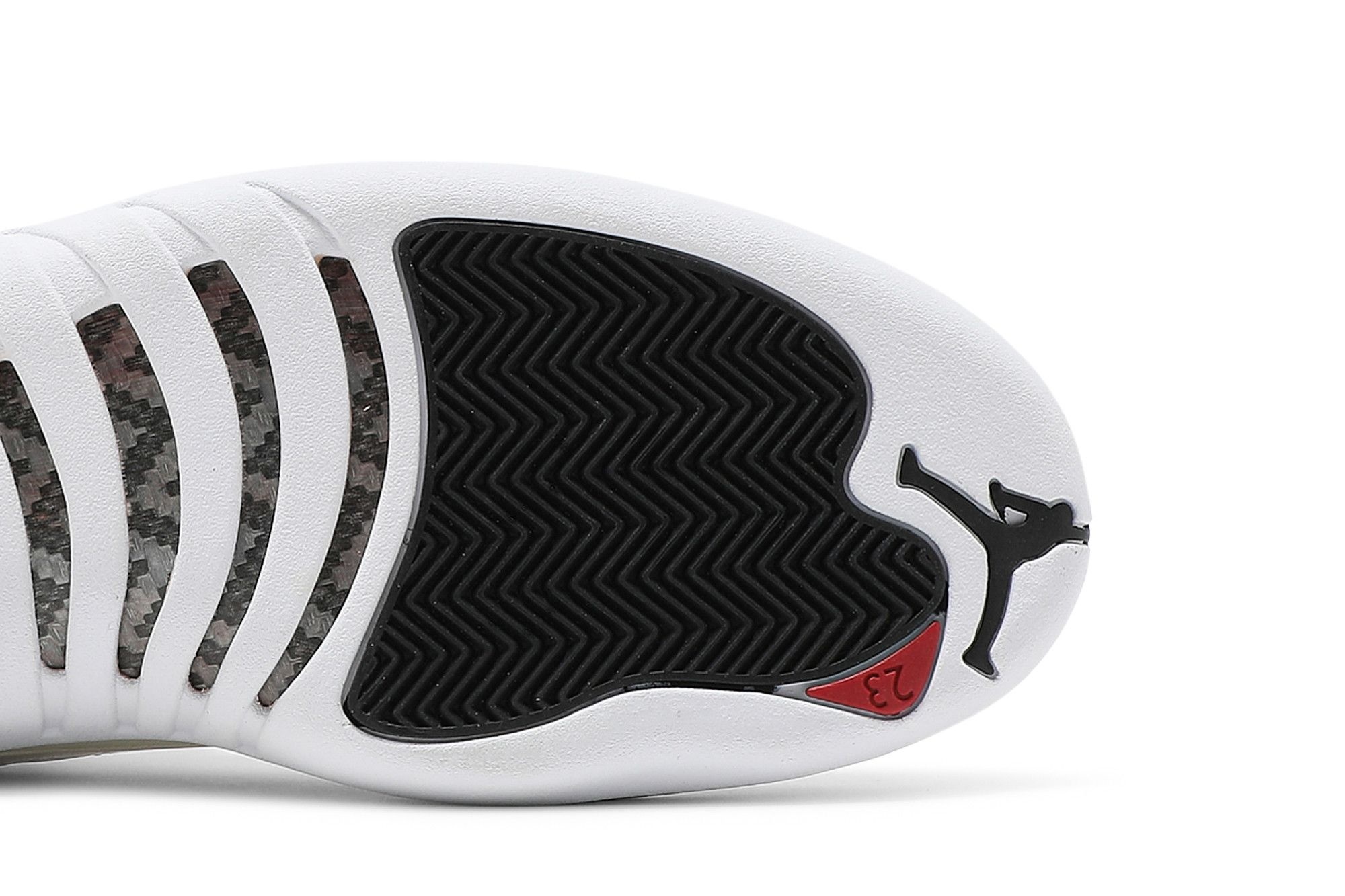 Jordan 12 Retro Rising Sun Sneakers – White/Varsity Red-Black – 130690-163 - Image 5
