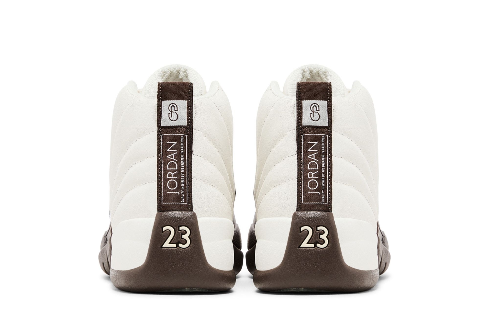 Jordan 12 Retro SP SoleFly Cafecito Sneakers – White/Baroque Brown/Sail – FZ5026-100 - Image 6