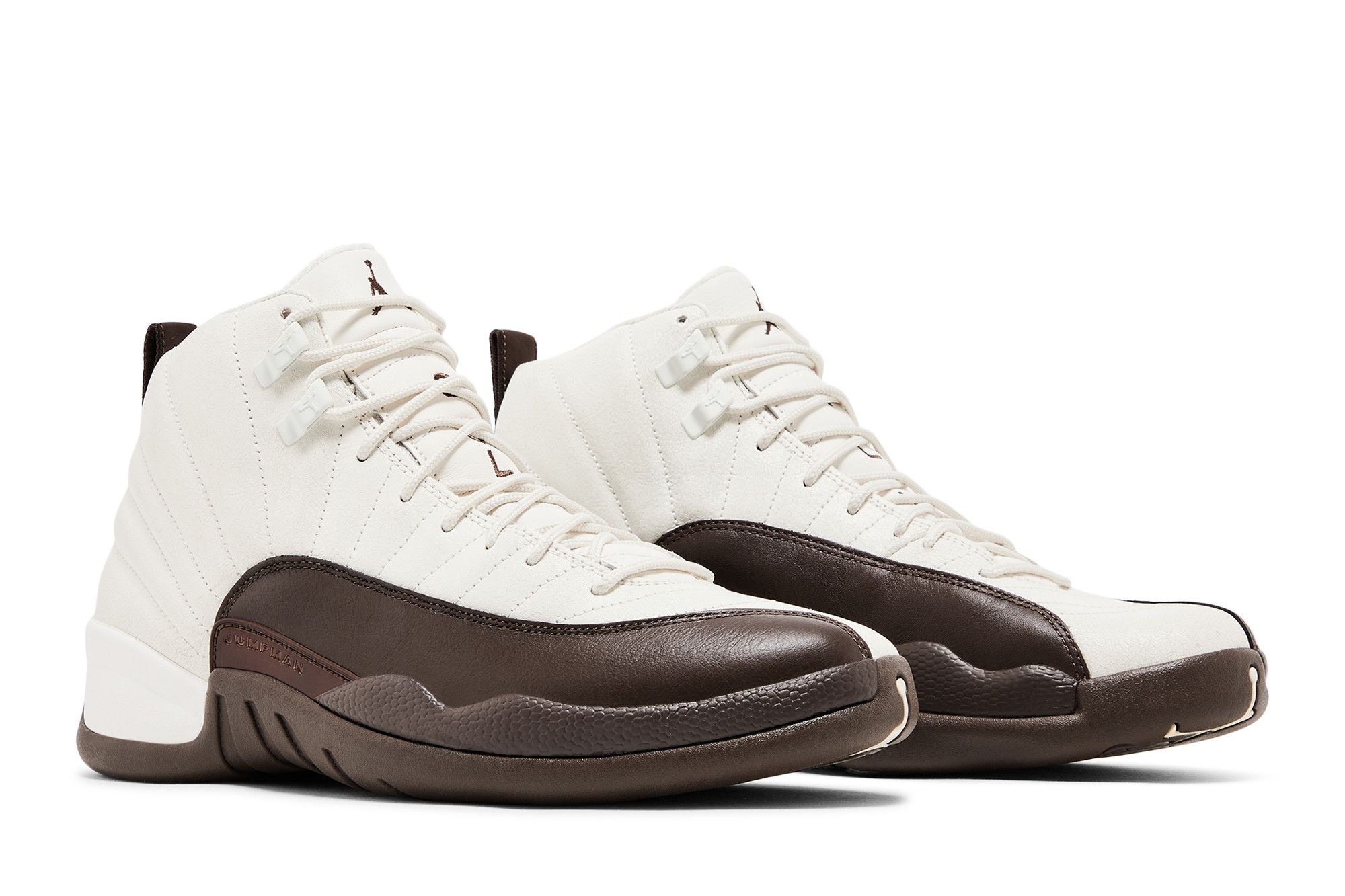 Jordan 12 Retro SP SoleFly Cafecito Sneakers – White/Baroque Brown/Sail – FZ5026-100 - Image 8