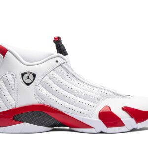 Jordan 14 Retro Rip Hamilton Sneakers – 487471-100 – White/Black/Red