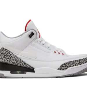 Jordan 3 Retro JTH Super Bowl Sneakers – AV6683-160 – White/Fire Red/Black