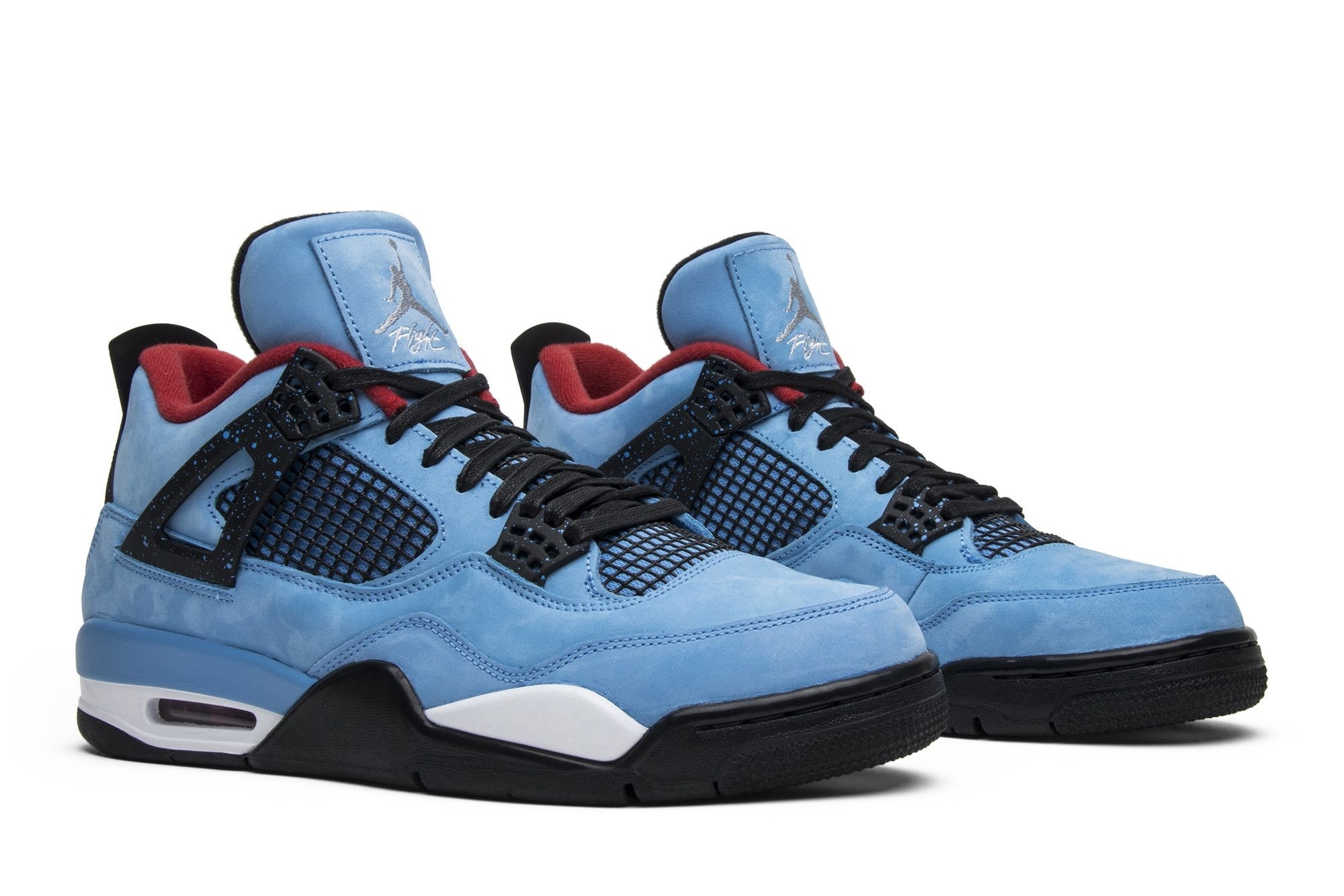 Jordan 4 Retro Travis Scott Cactus Jack Sneakers – 308497-406 – University Blue/Black-Varsity Red - Image 8