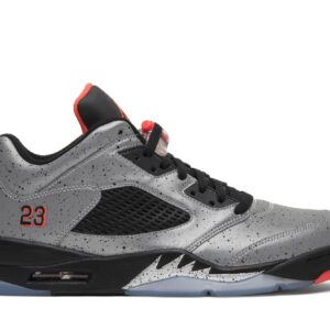 Jordan 5 Retro Low Neymar Sneakers – Reflective Silver/Infrared 23-Black – 846315-025