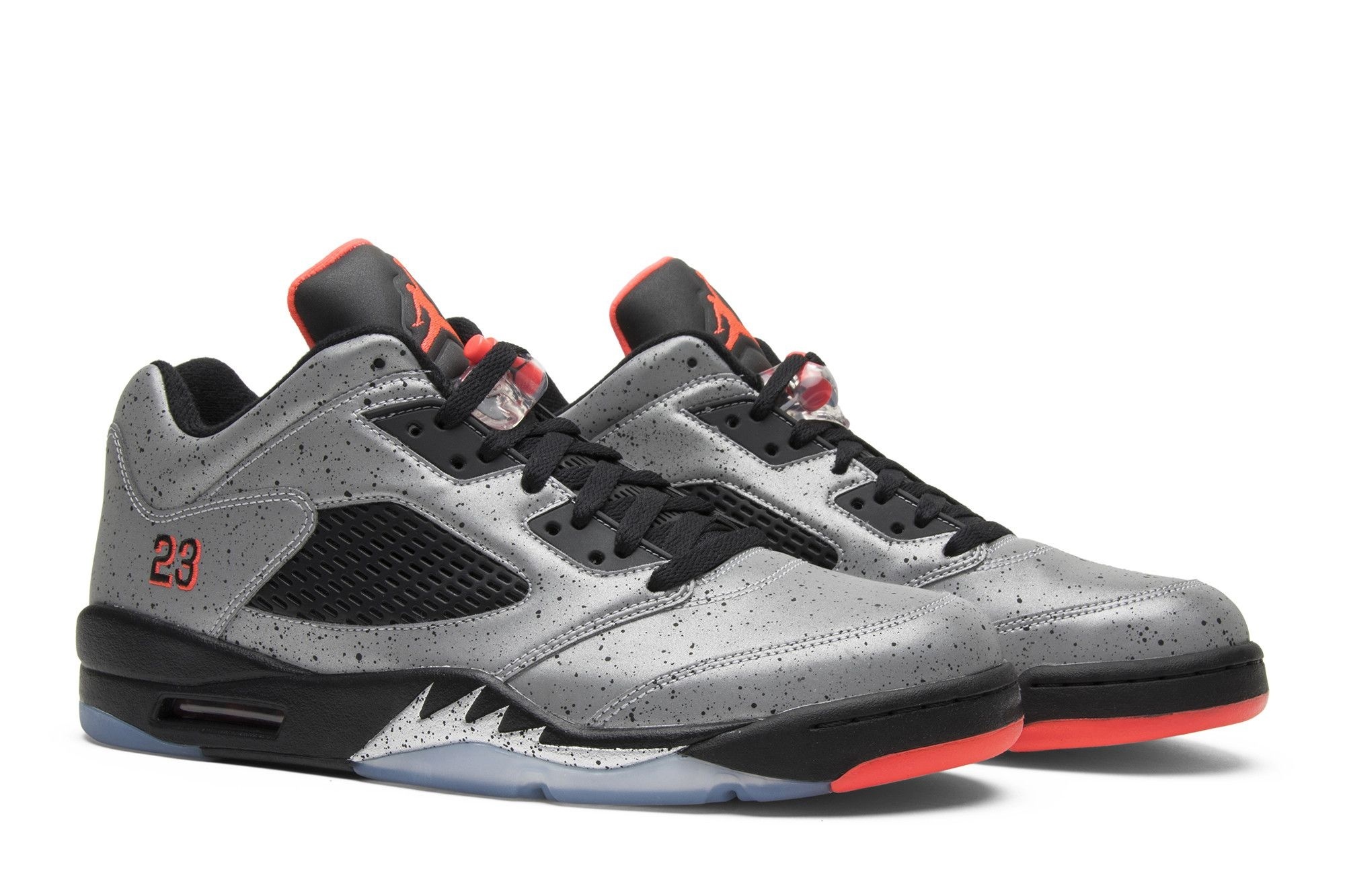 Jordan 5 Retro Low Neymar Sneakers – Reflective Silver/Infrared 23-Black – 846315-025 - Image 8