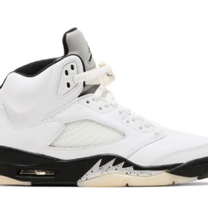 Jordan 5 Retro Reverse Metallic Sneakers – DD0587-110 – White/Black/Sail/Metallic Silver