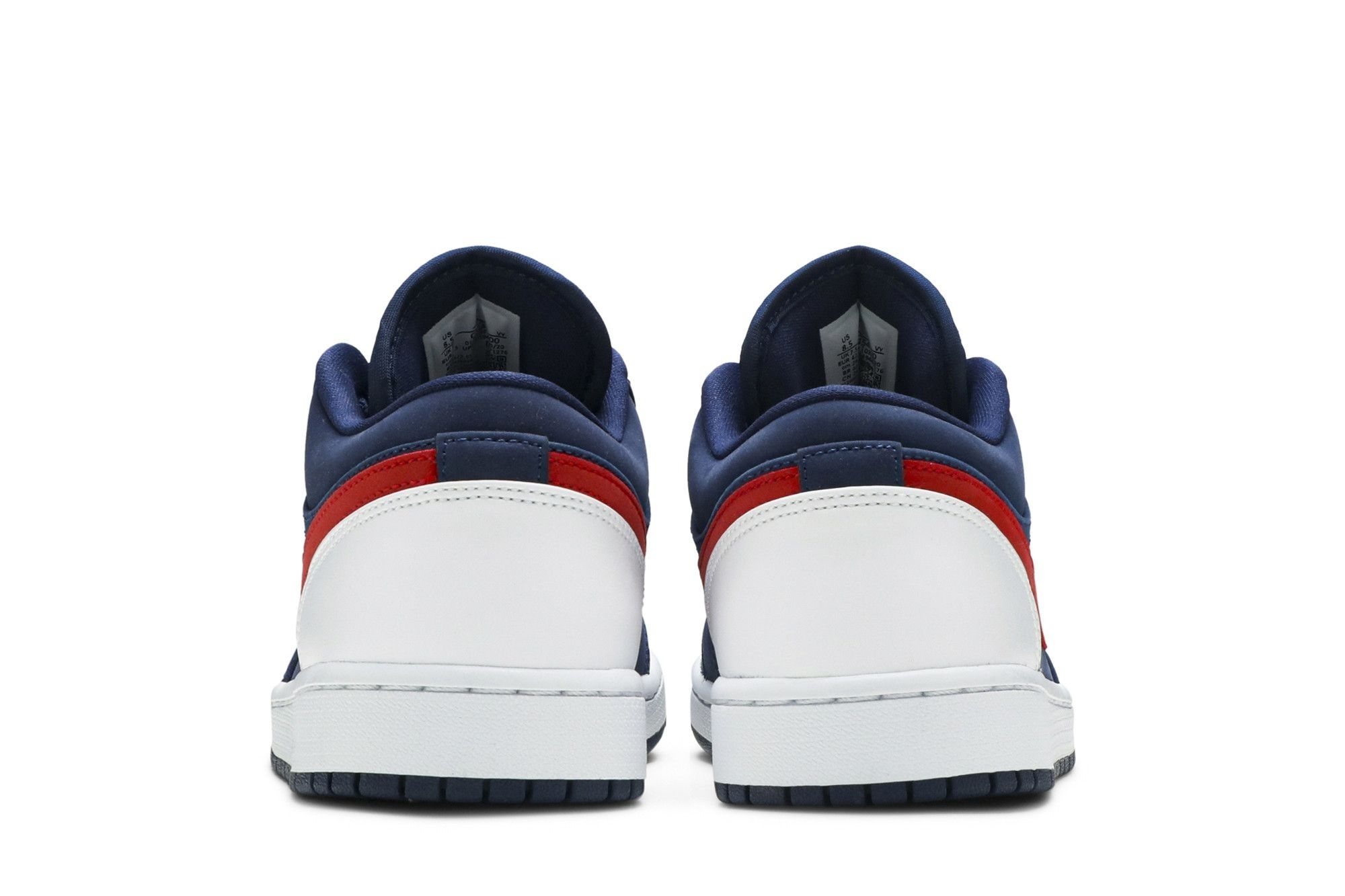 Jordan Air Jordan 1 Low USA Sneakers – CZ8454-400 – Midnight Navy/Gym Red-White - Image 6