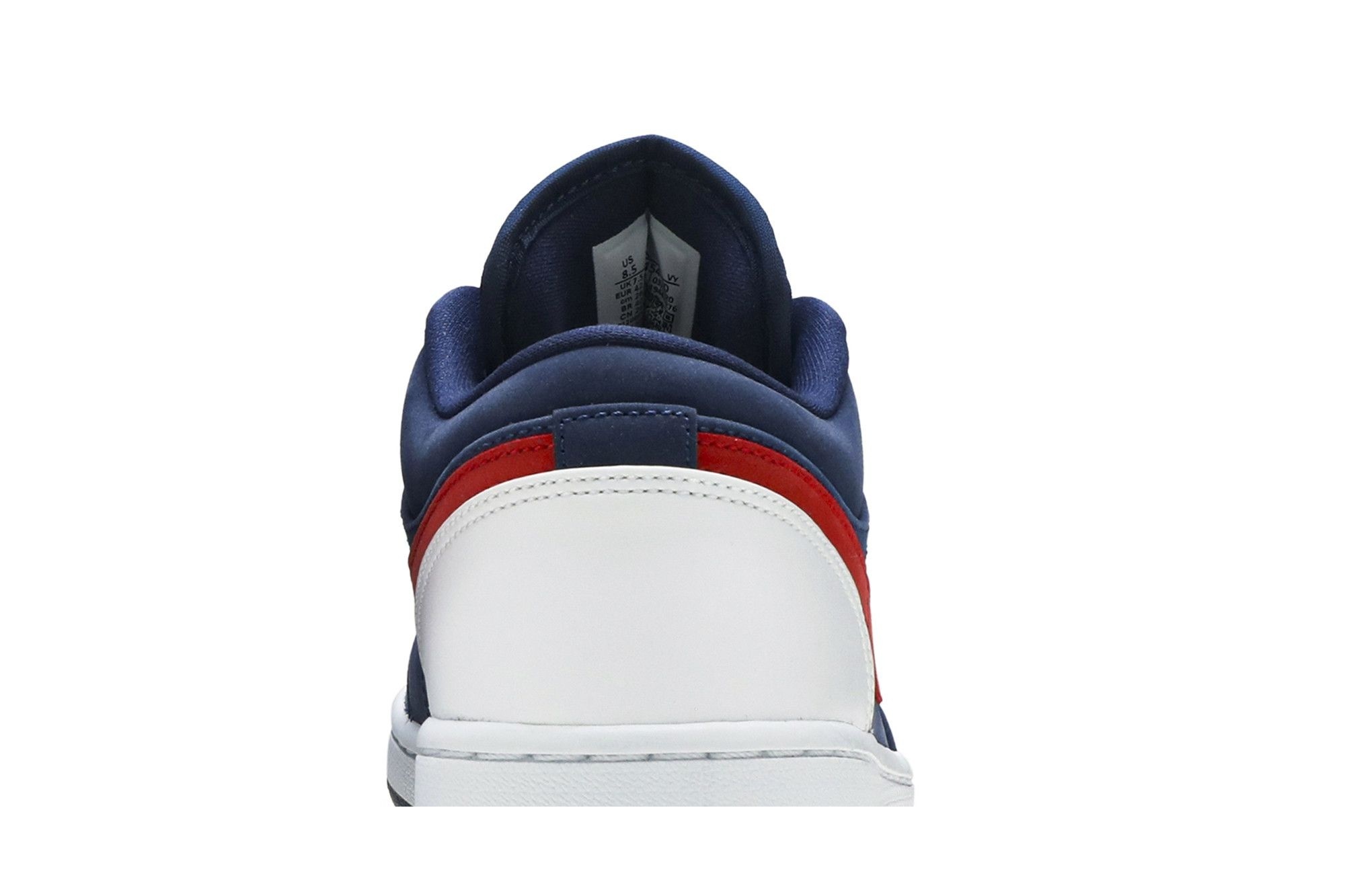 Jordan Air Jordan 1 Low USA Sneakers – CZ8454-400 – Midnight Navy/Gym Red-White - Image 7
