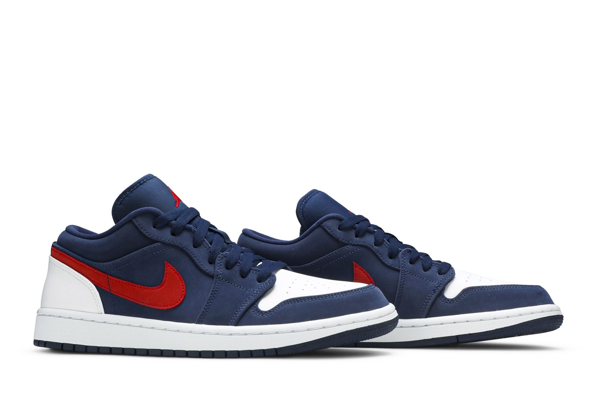 Jordan Air Jordan 1 Low USA Sneakers – CZ8454-400 – Midnight Navy/Gym Red-White - Image 8