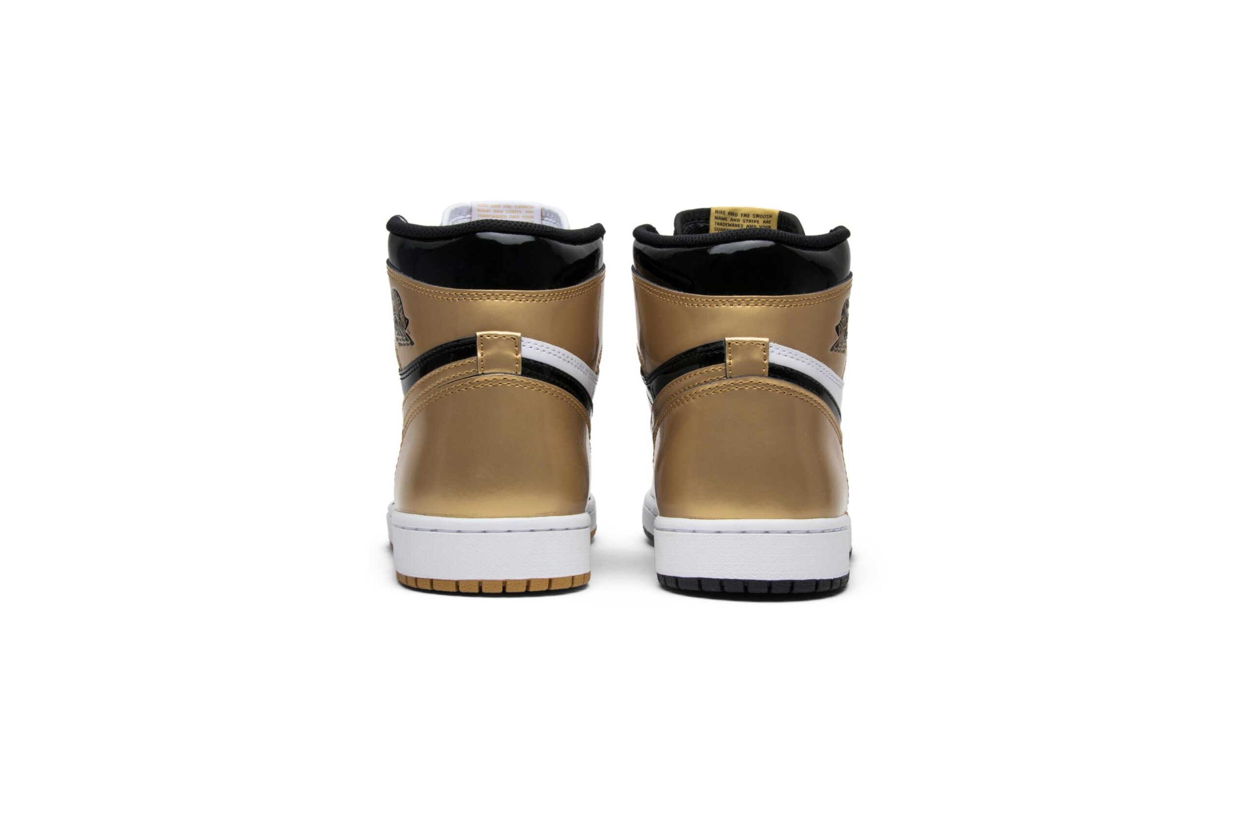 Jordan Air Jordan 1 Retro High Gold Top 3 Sneakers – Black/Black-Metallic Gold – 861428-001 - Image 6