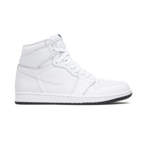 Jordan Air Jordan 1 Retro White Perforated Leather Sneakers – 555088-100