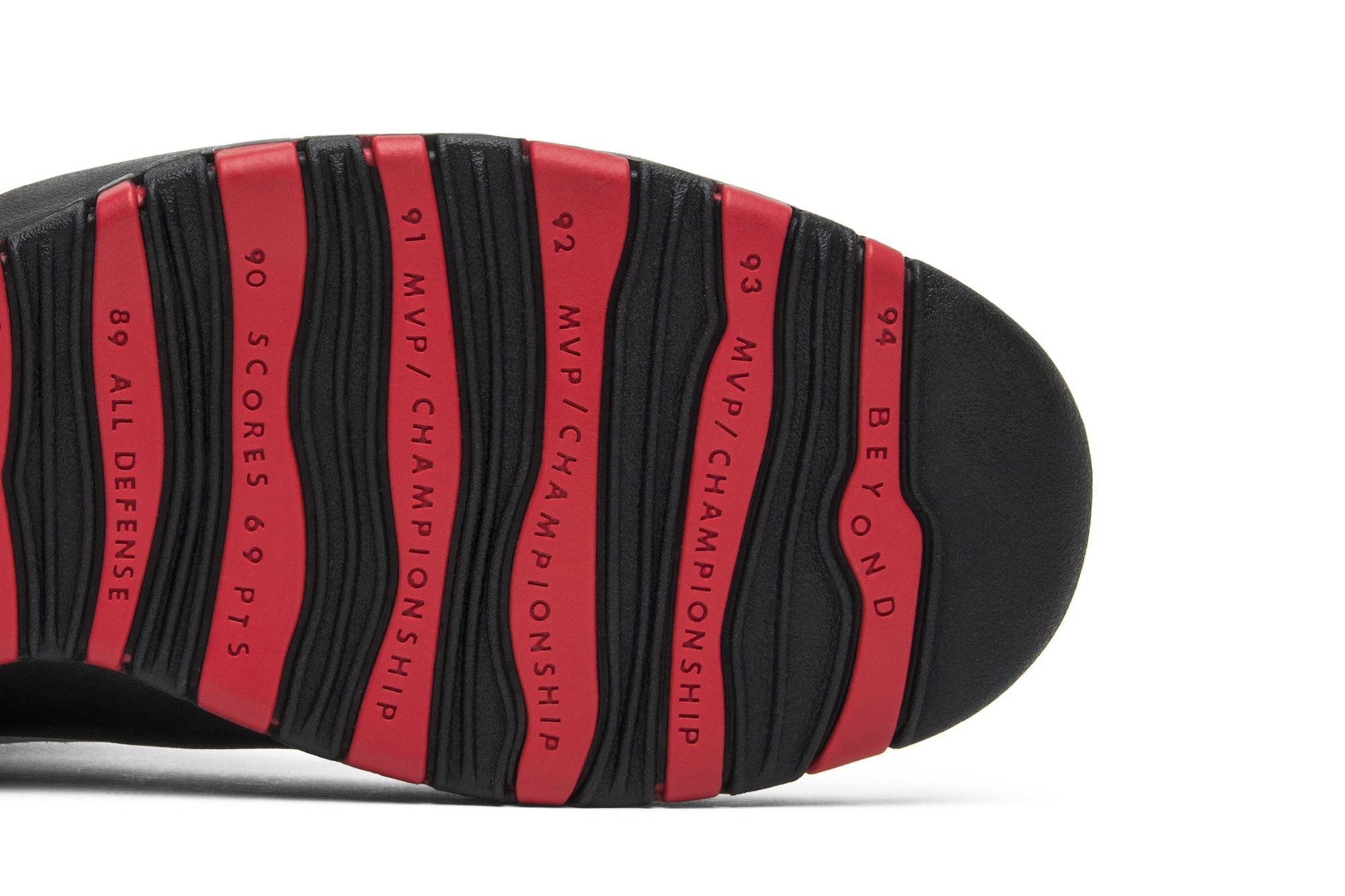 Jordan Air Jordan 10 Retro Double Nickel Sneakers – White/Black-True Red – 310805-102 - Image 5