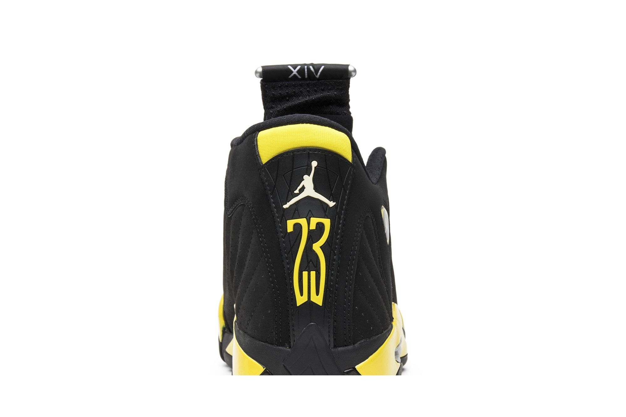 Jordan Air Jordan 14 Retro Thunder Sneakers – Black/Vibrant Yellow/White – 487471-070 - Image 7