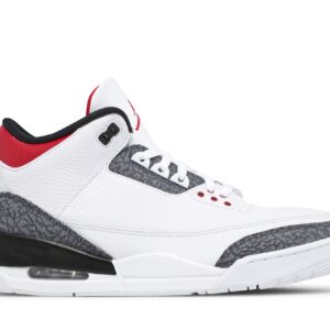 Jordan Air Jordan 3 Retro SE Denim Fire Red (2020) – CZ6431-100 – White/Black-Fire Red