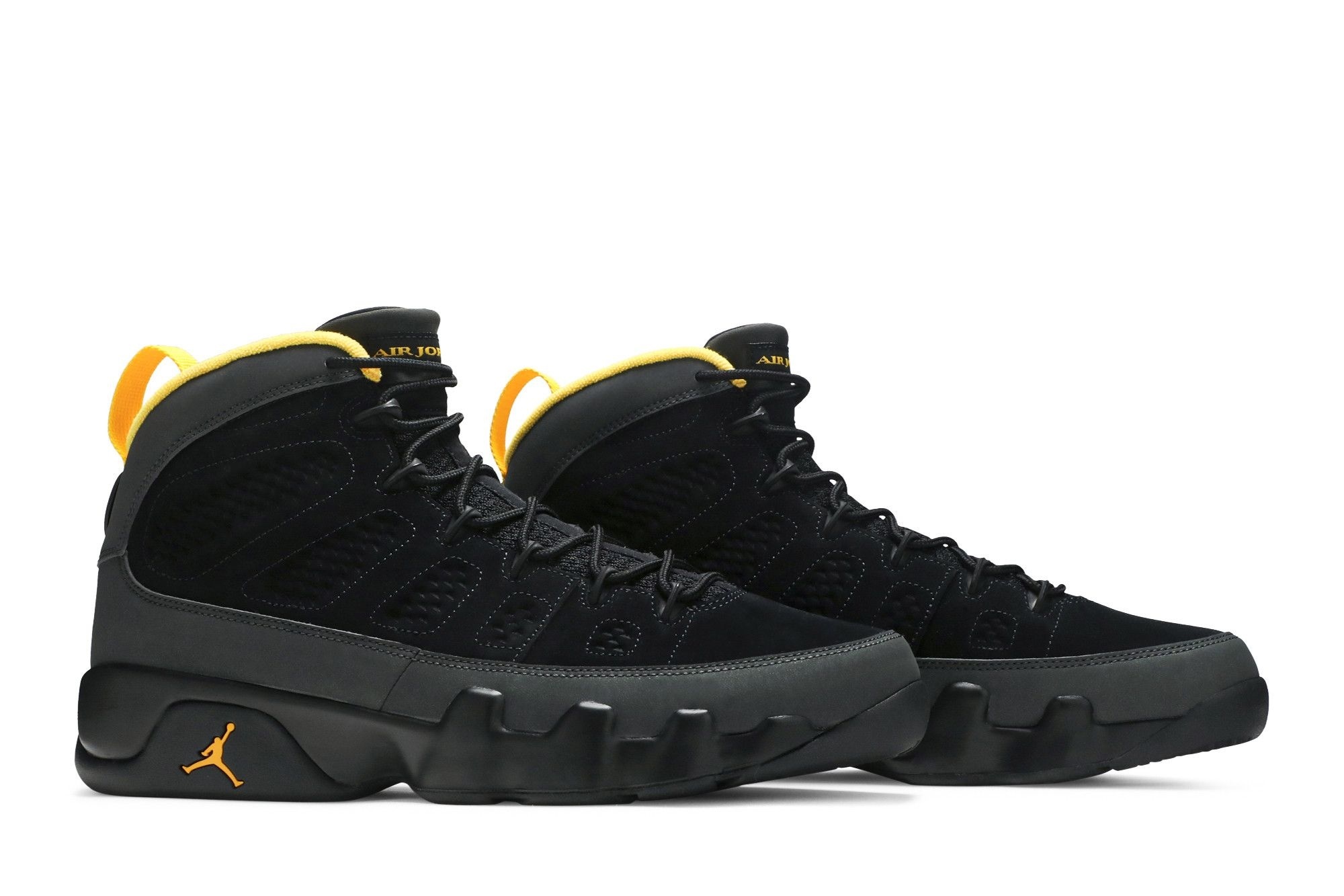 Jordan Air Jordan 9 Retro Dark Charcoal University Gold Sneakers – CT8019-070 - Image 8
