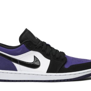 Air Jordan 1 Low Court Purple Sneakers – 553558-125