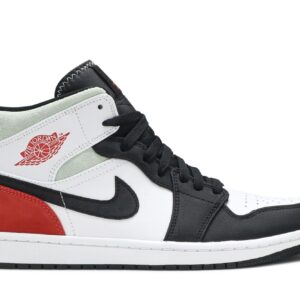 Air Jordan 1 Mid SE Red Black Toe Sneakers – 852542-100