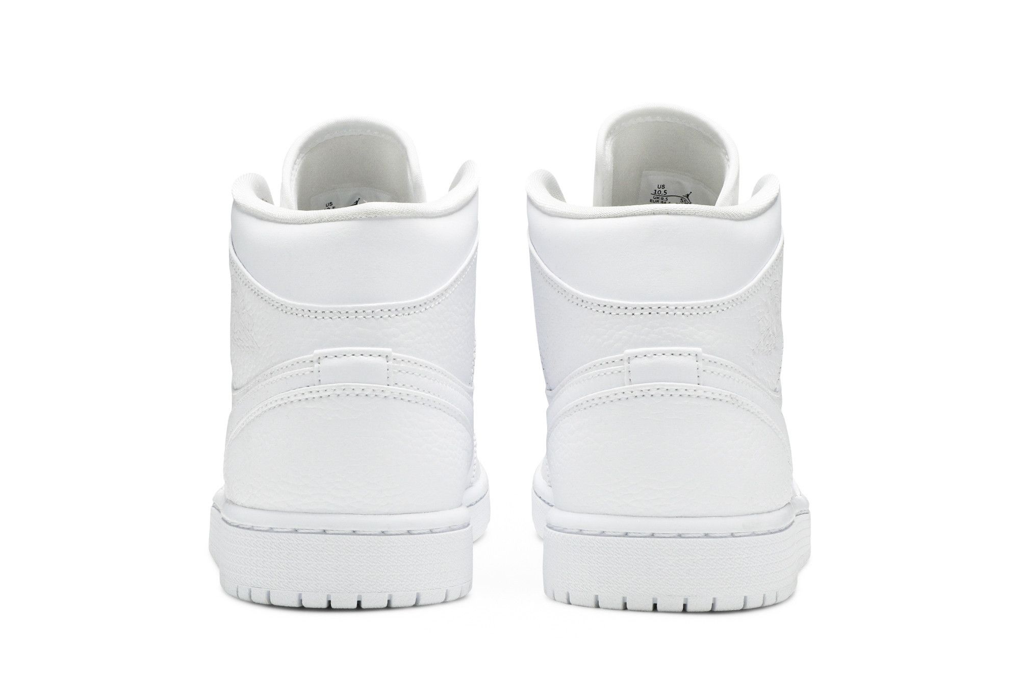 Air Jordan 1 Mid Triple White 2 (2020) – 554724-130 - Image 6