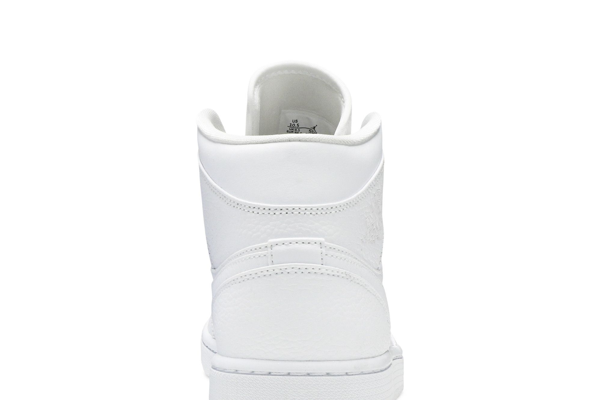 Air Jordan 1 Mid Triple White 2 (2020) – 554724-130 - Image 7