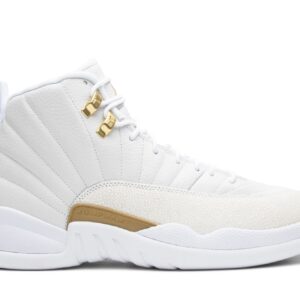 Air Jordan 12 Retro OVO Sneakers – White/Metallic Gold-White – 873864-102