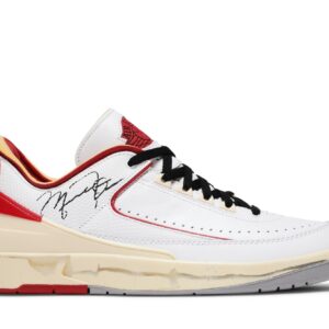 Air Jordan 2 Retro Low SP Off-White White/Sail-Red Sneakers – DJ4375-106