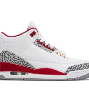 Air Jordan 3 Retro Cardinal Red Sneakers – CT8532-126