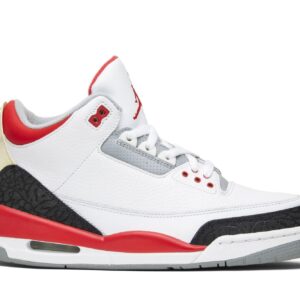 Air Jordan 3 Retro Fire Red Sneakers – 136064-161