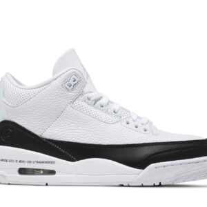 Air Jordan 3 Retro Fragment Sneakers – White/White-Black – DA3595-100