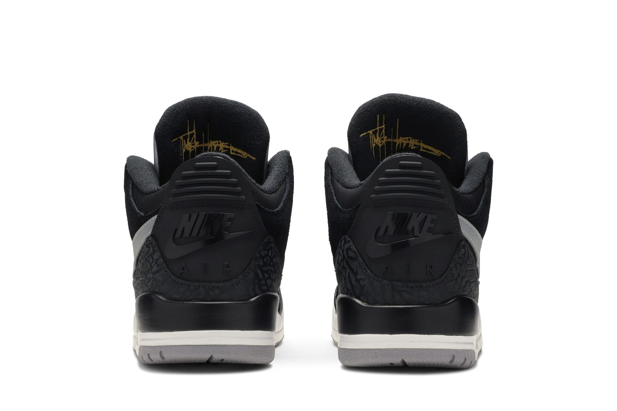 Air Jordan 3 Retro Tinker Black Cement Gold Sneakers – CK4348-007 - Image 6