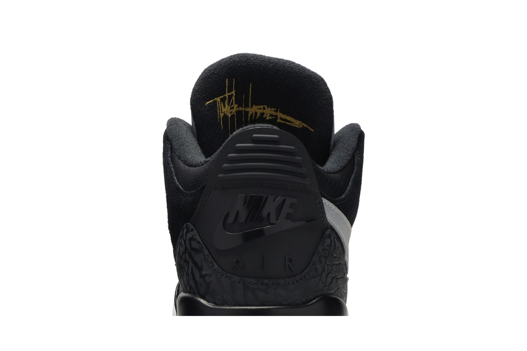 Air Jordan 3 Retro Tinker Black Cement Gold Sneakers – CK4348-007 - Image 7