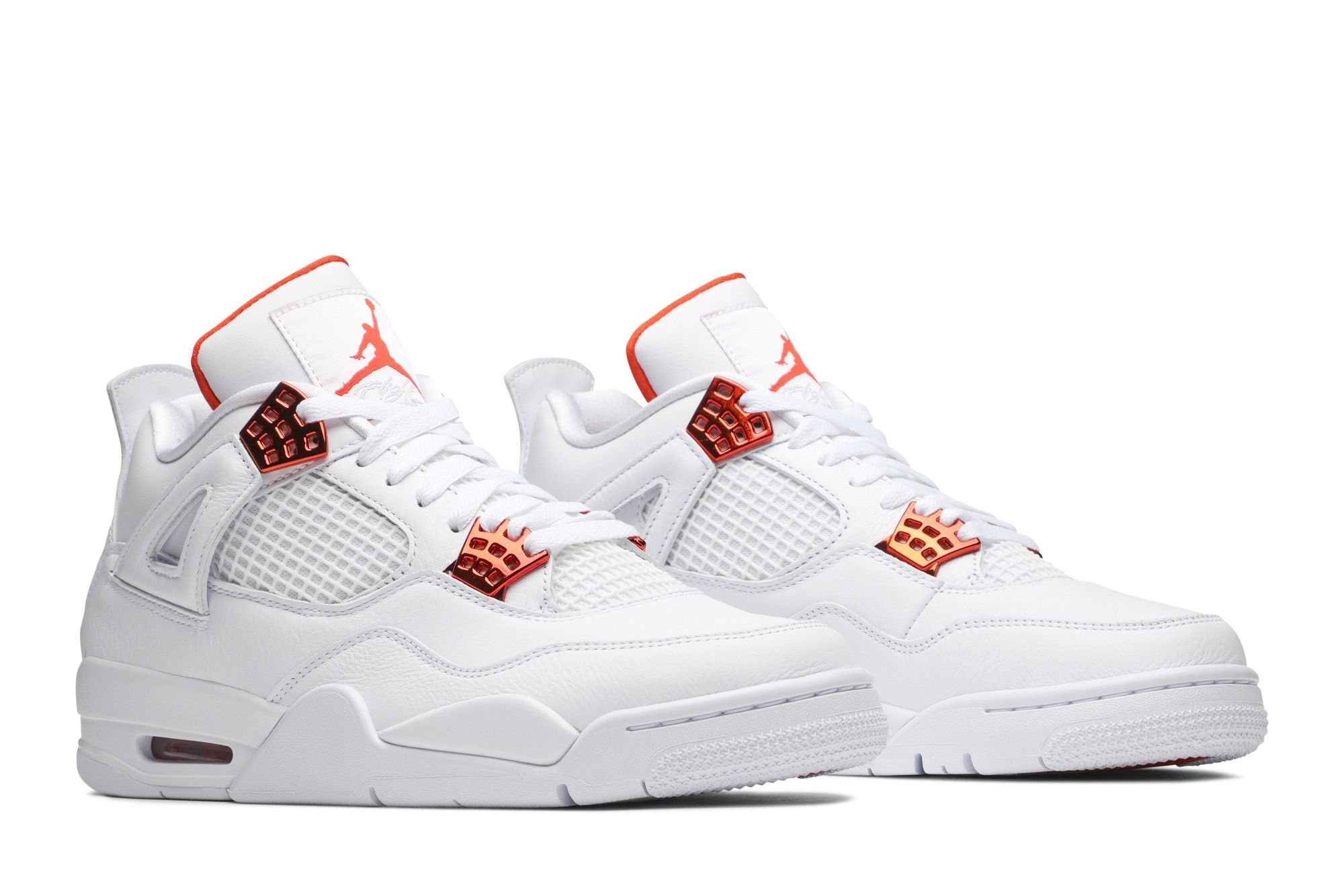 Air Jordan 4 Retro Metallic Orange Sneakers – CT8527-118 - Image 8