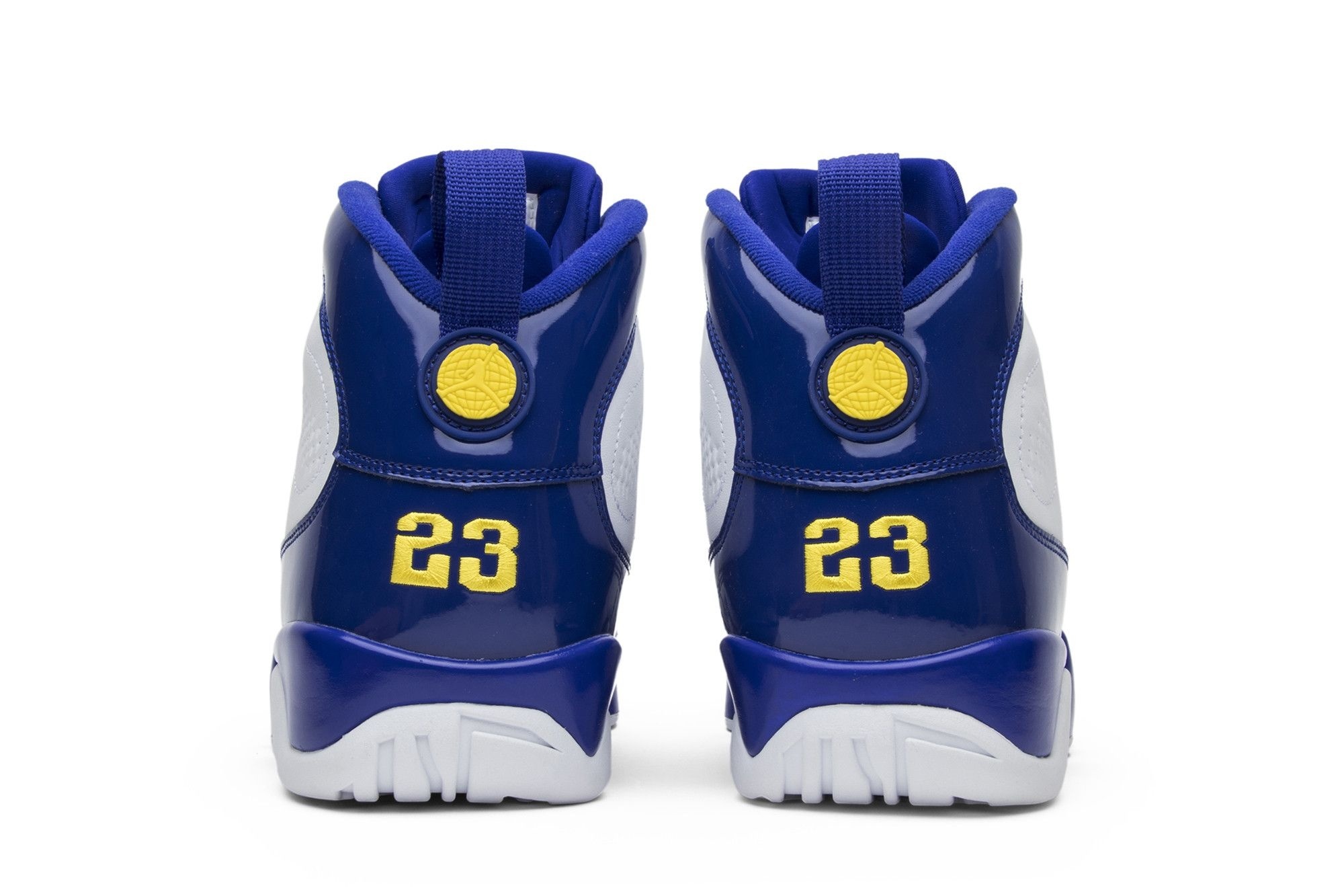 Air Jordan 9 Retro Kobe Bryant PE Sneakers – 302370-121 – White/Concord-Tour Yellow - Image 6